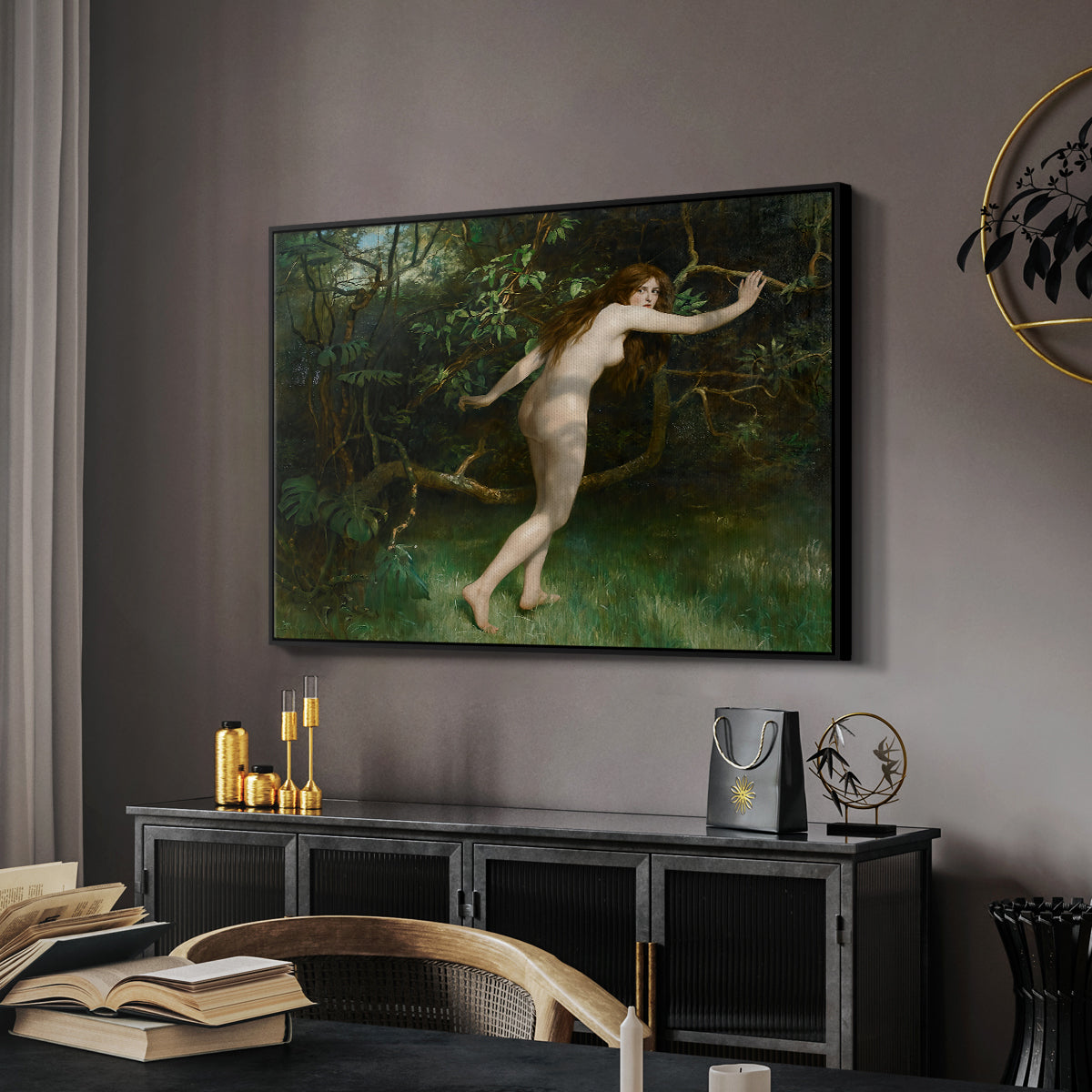Eve, 1911 - Floater Framed Canvas Print