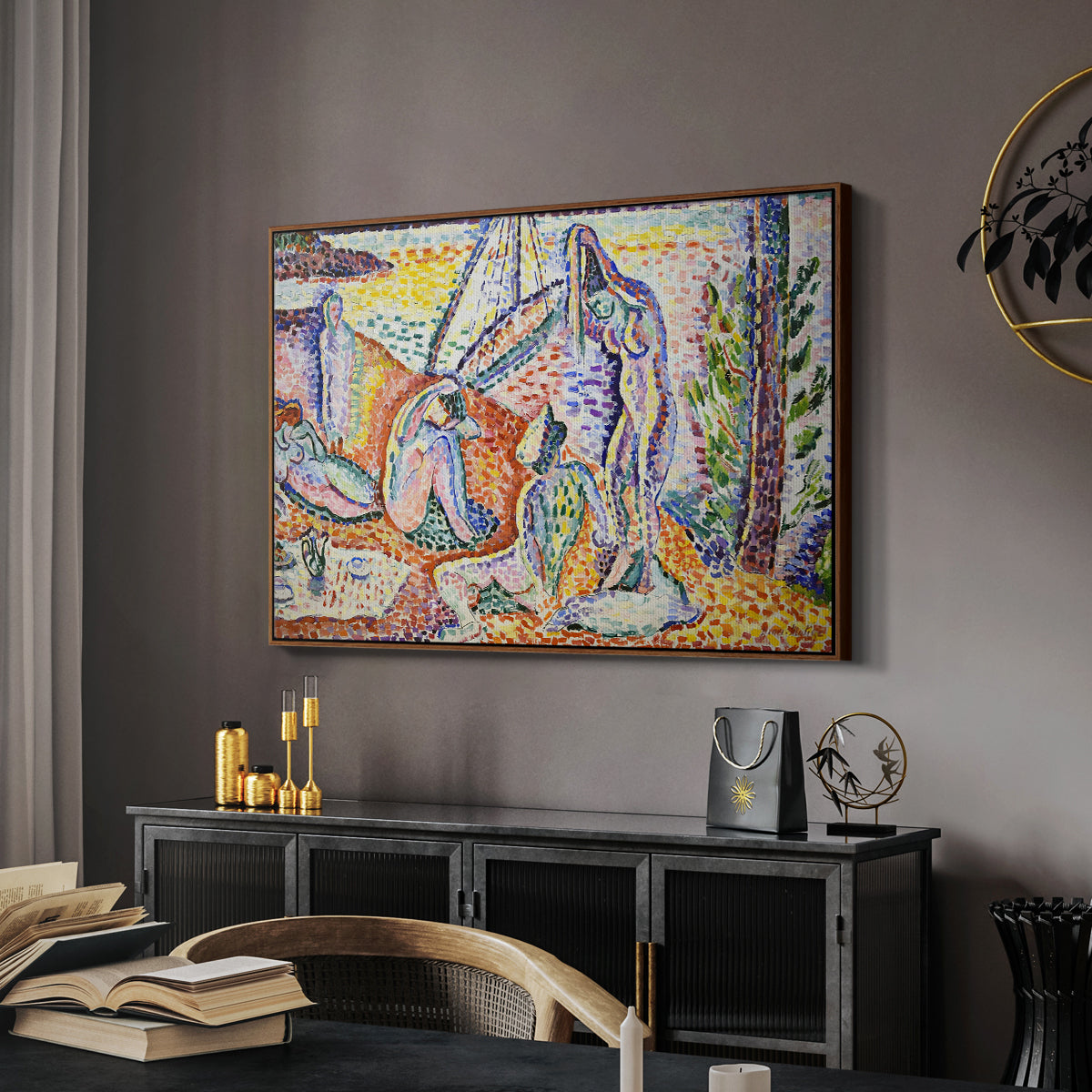Luxe, Calme et Volupté, 1904 - Floater Framed Canvas Print