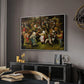 The Wedding Dance, c. 1566 - Floater Framed Canvas Print