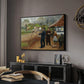 L. A. Ring Painting near Aasum Smithy, 1893 - Floater Framed Canvas Print