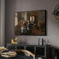 Grandmother's Feast, 1873 - Floater Framed Canvas Print