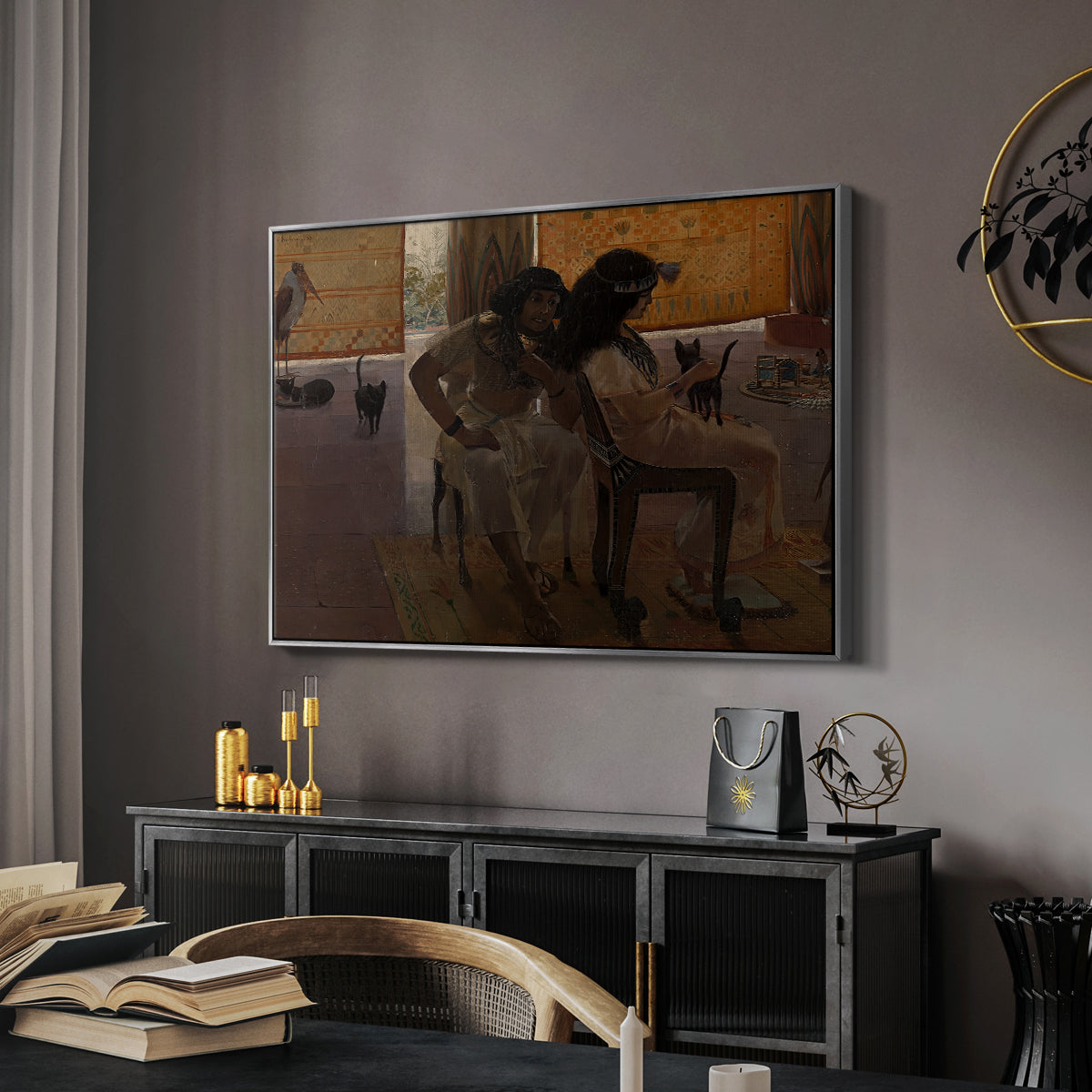 The Age of the Pharaohs, 1914 - Floater Framed Canvas Print