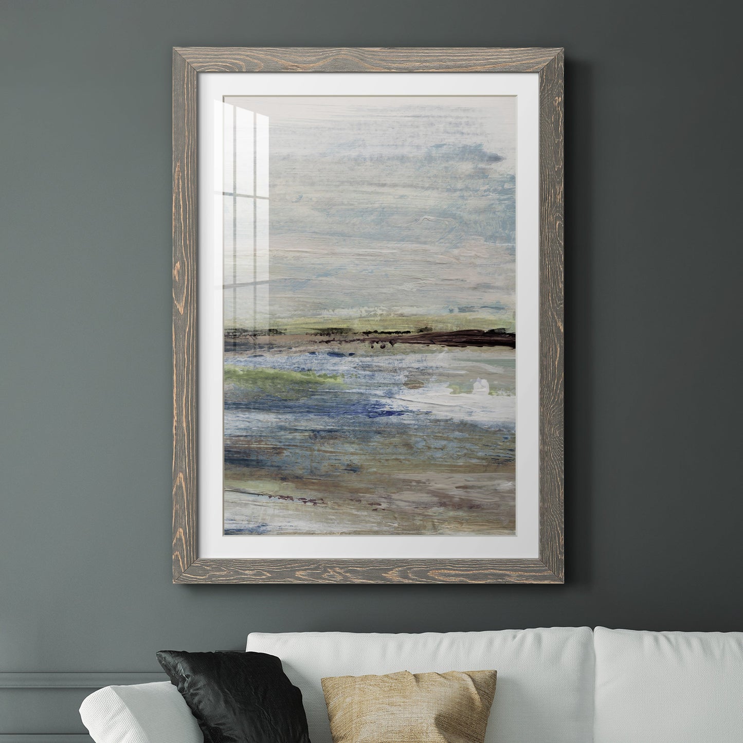 Wetlands II - Premium Framed Print - Distressed Barnwood Frame - Ready to Hang