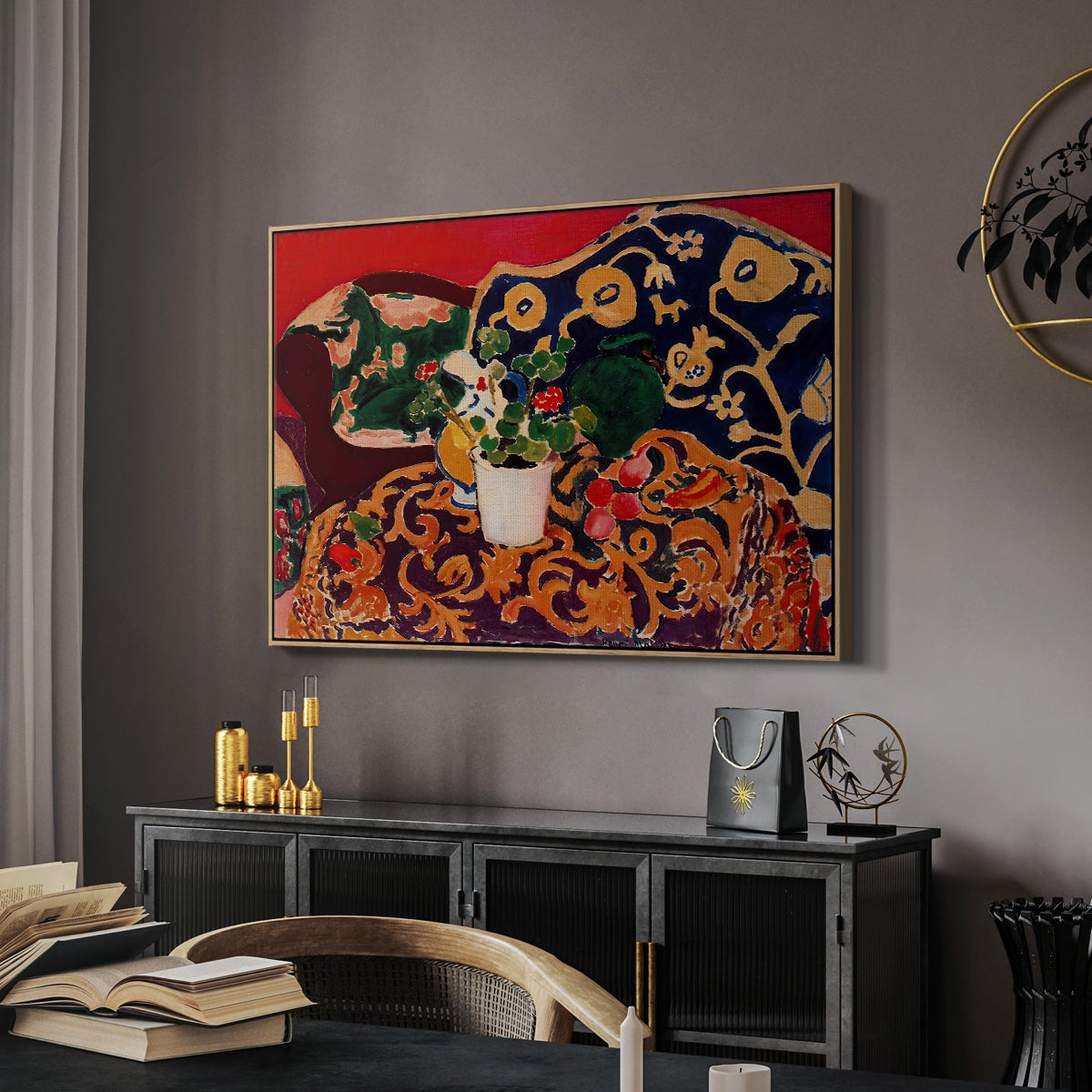 Spanish Still Life, c. 1910 - Floater Framed Canvas Print