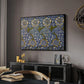 Kennet - Indigo/Gold, 1883 - Floater Framed Canvas Print