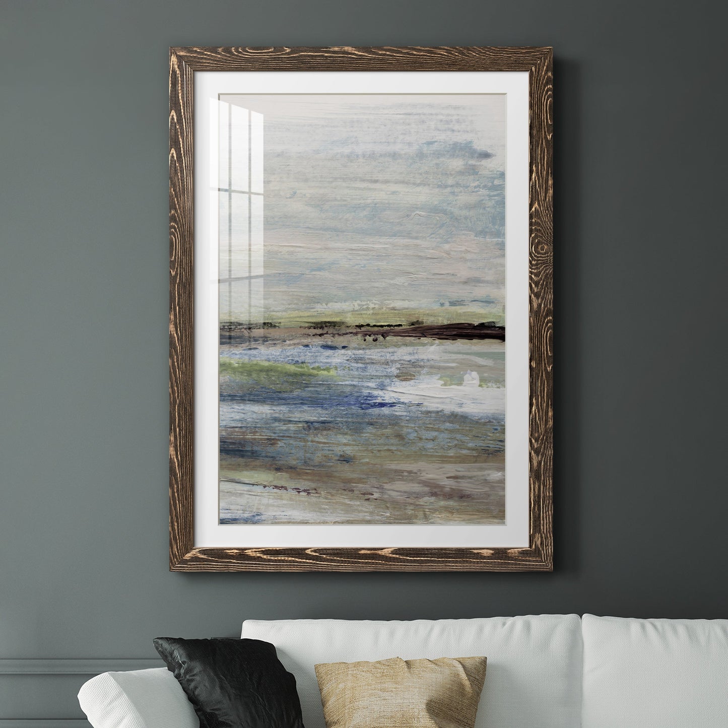 Wetlands II - Premium Framed Print - Distressed Barnwood Frame - Ready to Hang