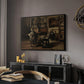 The Studio of Ferdinand De Braekeleer I, Father of the Painter, c. 1873-1885 - Floater Framed Canvas Print