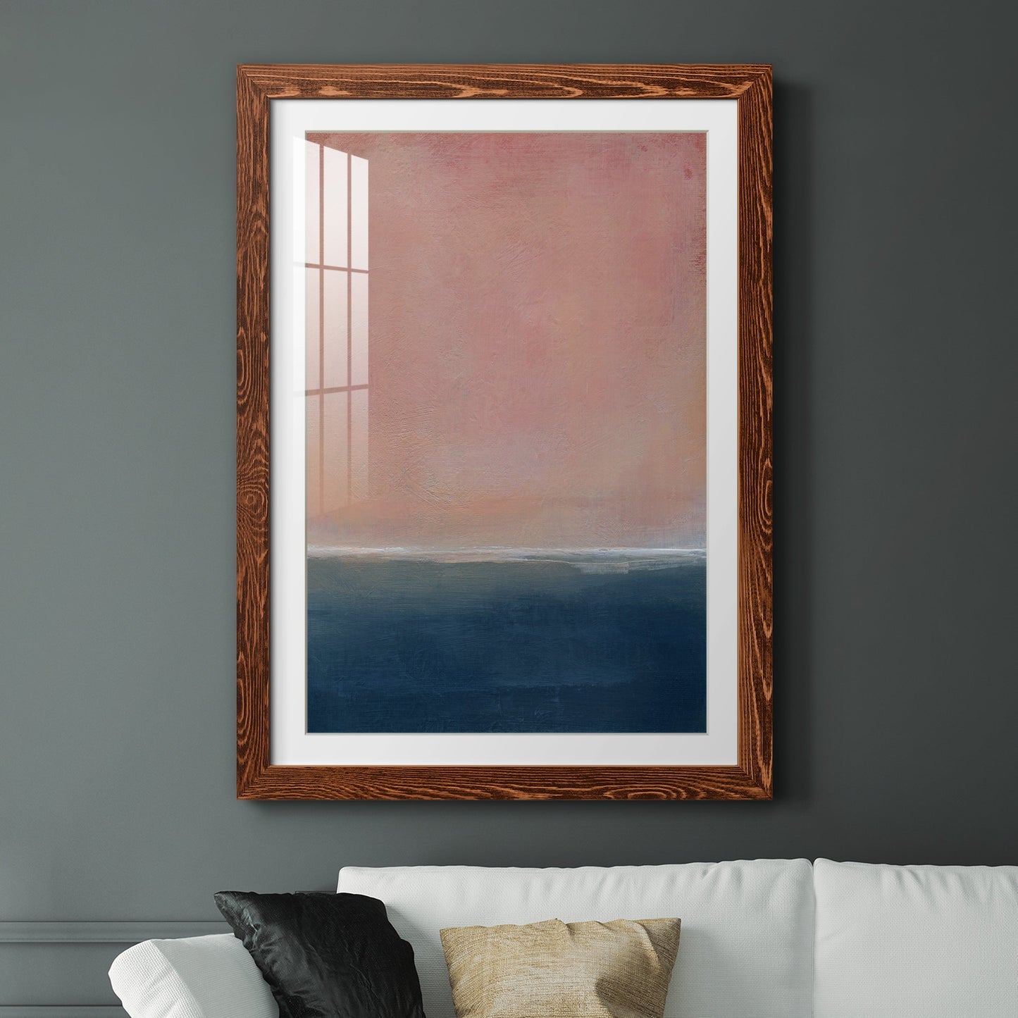 Sunset - Premium Framed Print - Distressed Barnwood Frame - Ready to Hang