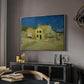 The Yellow House (The Street), 1888 - Floater Framed Canvas Print