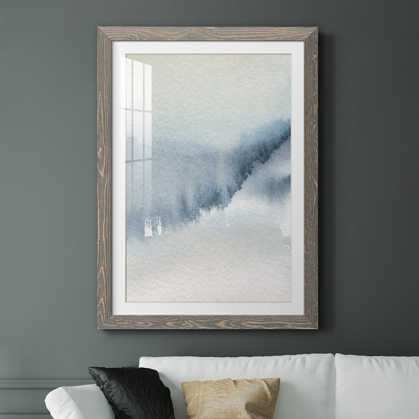 Summer Rain II - Premium Framed Print - Distressed Barnwood Frame - Ready to Hang