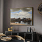 View of Delft, c. 1660-1661 - Floater Framed Canvas Print