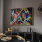 Improvisation. Deluge, 1913 - Floater Framed Canvas Print