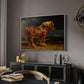 The Shire Horse Elephant in an Extensive Landscape, c. 1850s - Floater Framed Canvas Print