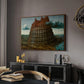 The Tower of Babel, c. 1568 - Floater Framed Canvas Print
