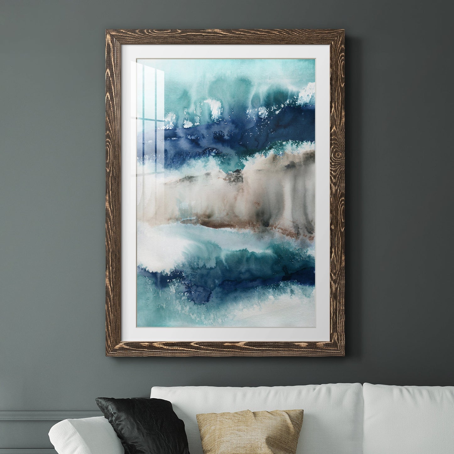 Shifting Sands - Premium Framed Print - Distressed Barnwood Frame - Ready to Hang