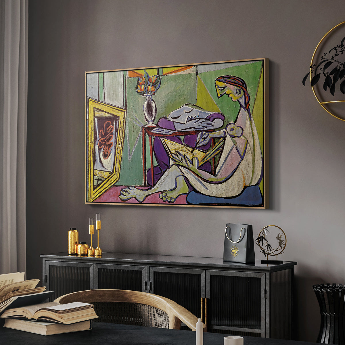 The Muse, 1935 - Floater Framed Canvas Print