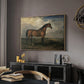 Eagle, A Celebrated Stallion, 1809 - Floater Framed Canvas Print