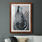 Namibia Zebra - Premium Framed Print - Distressed Barnwood Frame - Ready to Hang