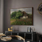 Farmhouse with Meadow Flowers, 1909 - Floater Framed Canvas Print