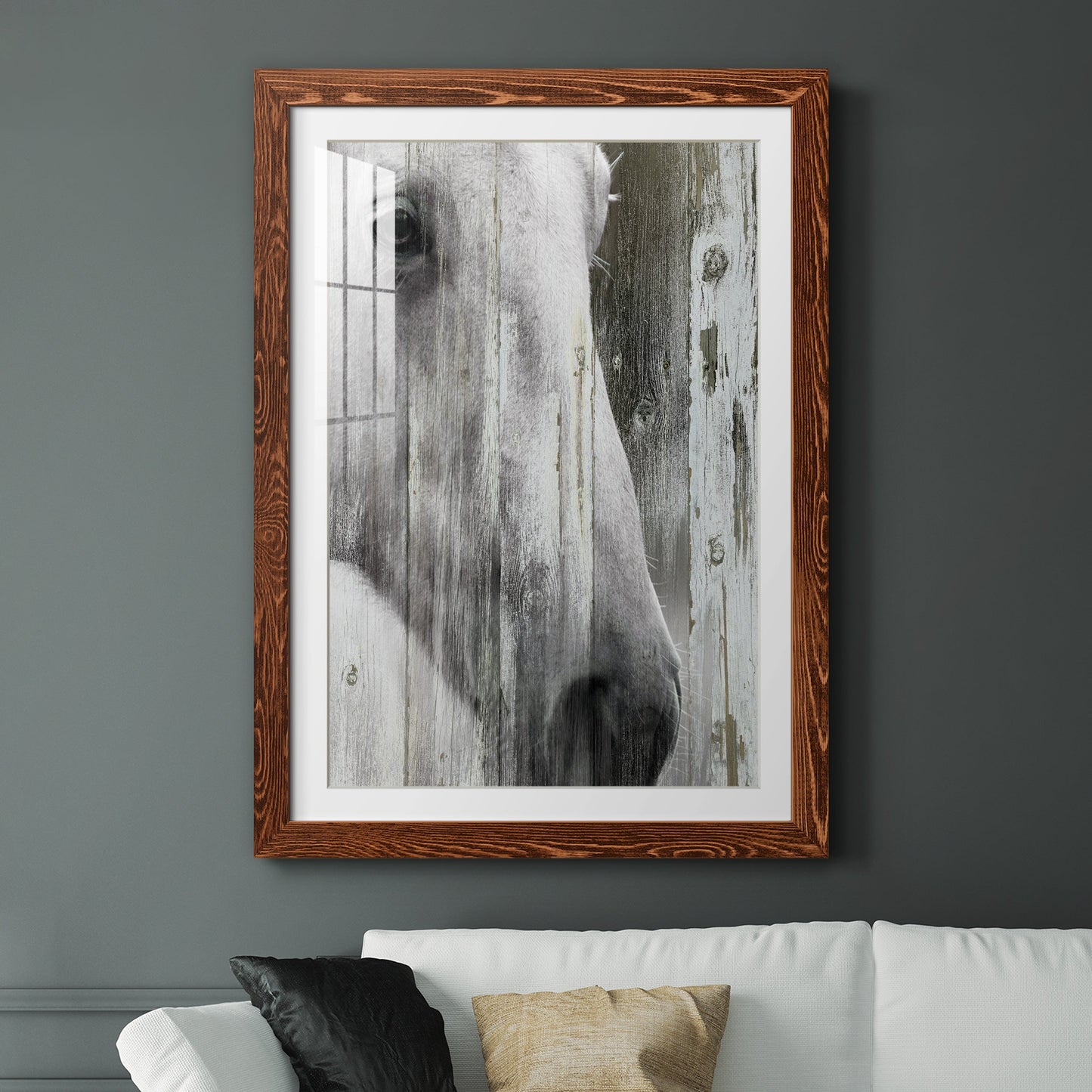 Contemplation - Premium Framed Print - Distressed Barnwood Frame - Ready to Hang