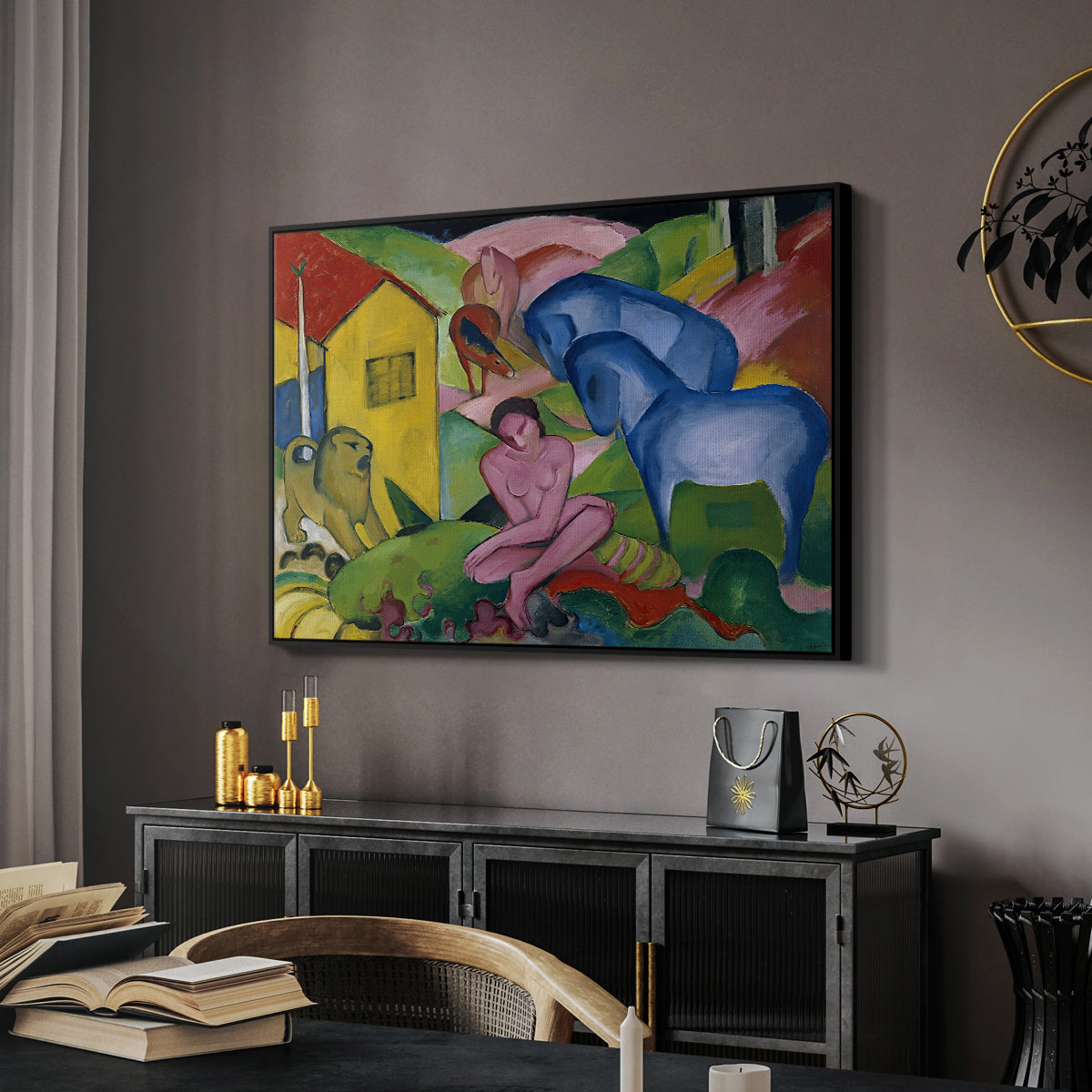The Dream, 1912 - Floater Framed Canvas Print