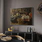 The Meal (De maaltijd), c. 1885 - Floater Framed Canvas Print