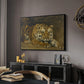 Study of a Tiger for Circe, 1885 - Floater Framed Canvas Print