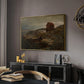 A Fisherman's Home, Lillesand, 1858 - Floater Framed Canvas Print
