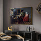 The Glass of Wine, c. 1660 - Floater Framed Canvas Print