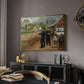 L. A. Ring Painting near Aasum Smithy, 1893 - Floater Framed Canvas Print
