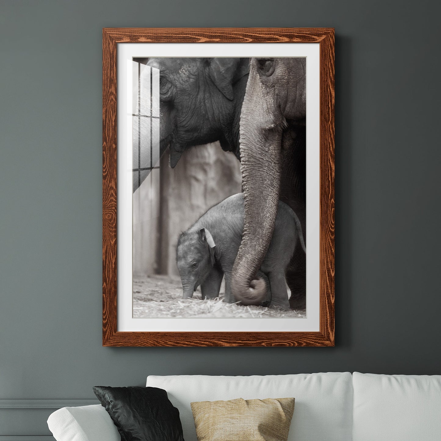 Family Moment - Premium Framed Print - Distressed Barnwood Frame - Ready to Hang