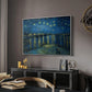 Starry Night Over the Rhône, 1888 - Floater Framed Canvas Print