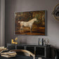 Grey Arabian Stallion, Property of Sir Watkin Williams-Wynn, c. 1817 - Floater Framed Canvas Print