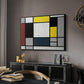 Composition with Yellow, Red, Black, Blue, and Gray, 1920 - Floater Framed Canvas Print
