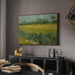 Field with Irises near Arles, 1888 - Floater Framed Canvas Print