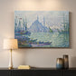 Canvas art print detailing a maritime composition, mounted in a softly lit interior space