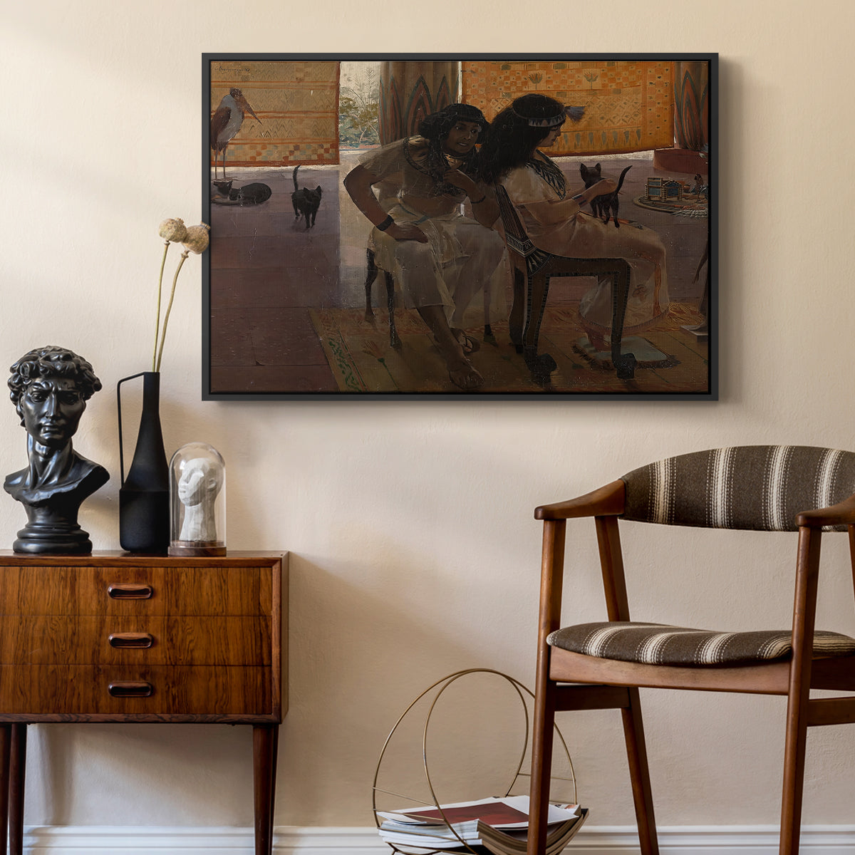 The Age of the Pharaohs, 1914 - Floater Framed Canvas Print