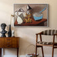 Jug, Candle, and Enamel Pan, 1950 - Floater Framed Canvas Print