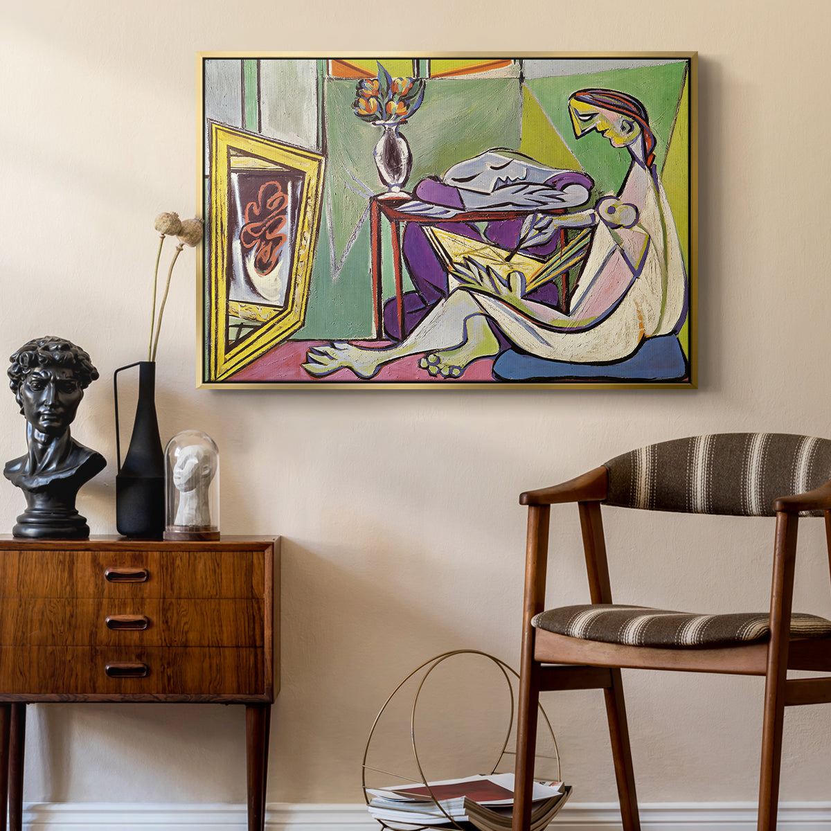 The Muse, 1935 - Floater Framed Canvas Print