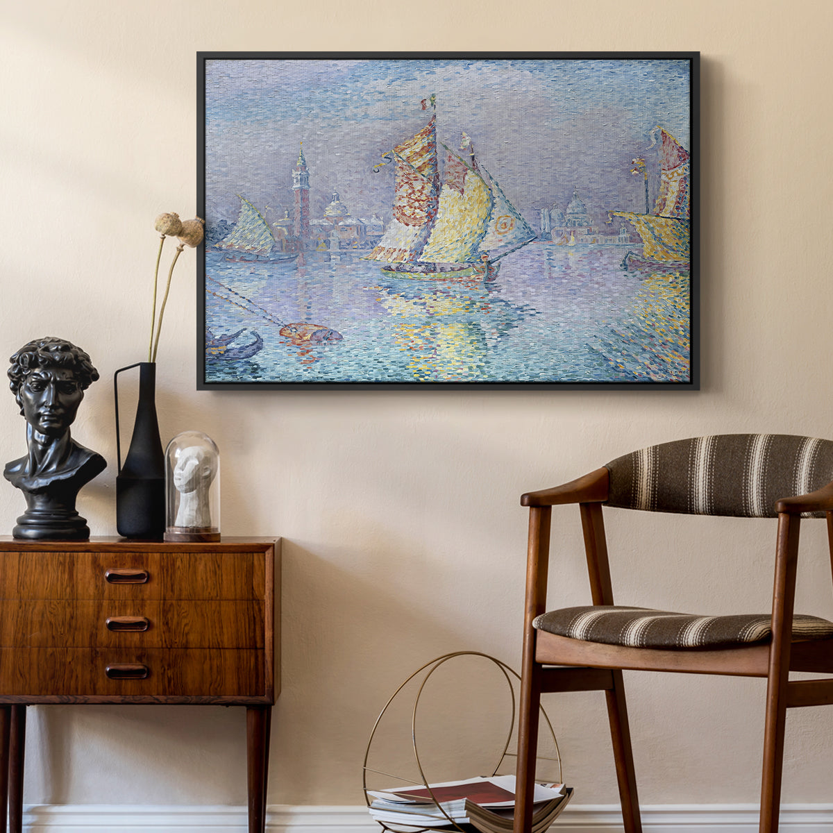 Venice, the Yellow Sail, 1904 - Floater Framed Canvas Print