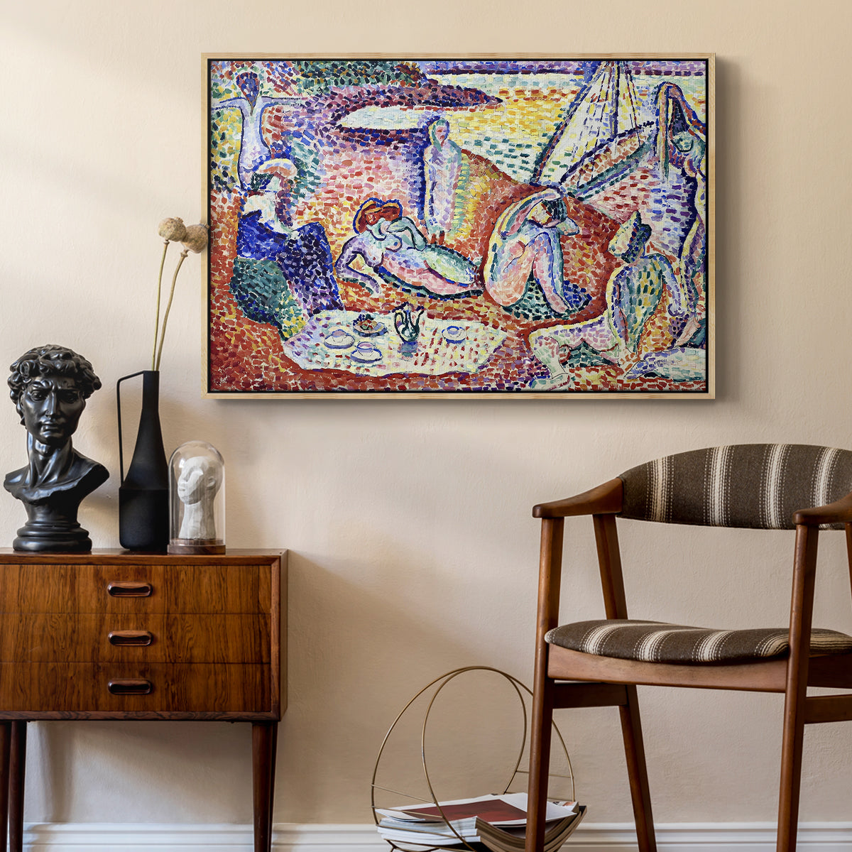Luxe, Calme et Volupté, 1904 - Floater Framed Canvas Print