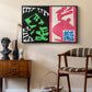 Composition, Black and Red, from Jazz, 1947 - Floater Framed Canvas Print