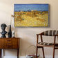 Wheat Field with Sheaves (Harvest in Provence), 1888 - Floater Framed Canvas Print