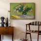 Vase with Oleanders and Books, 1888 - Floater Framed Canvas Print