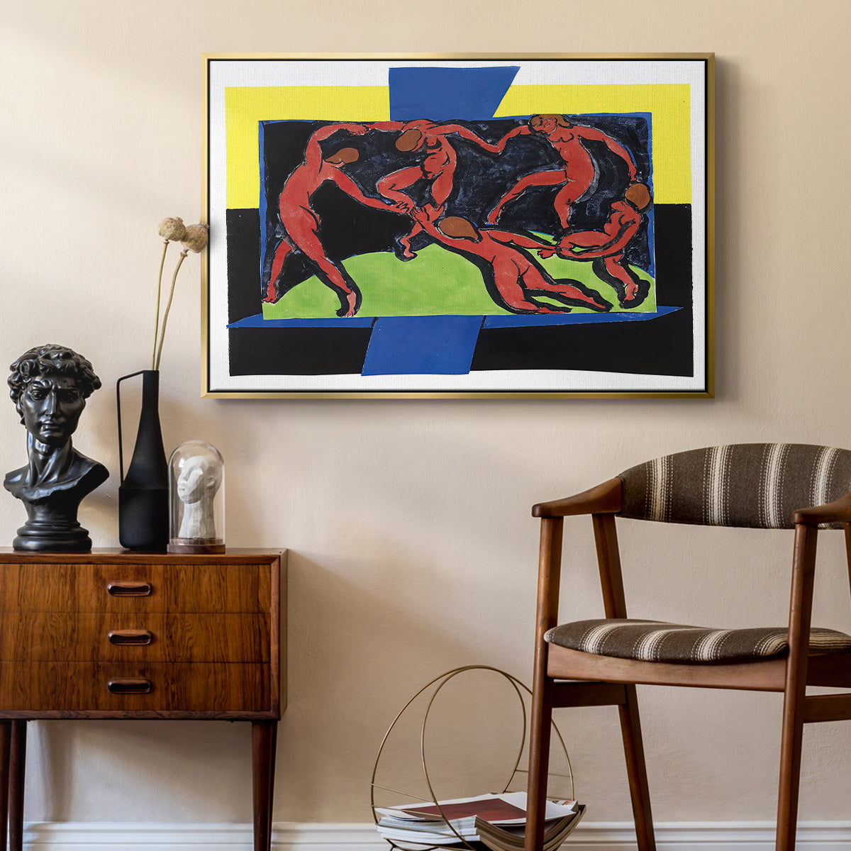 The Dance (La Danse), 1939 - Floater Framed Canvas Print