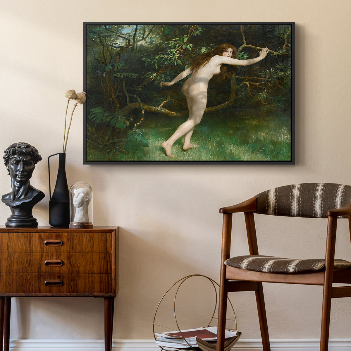 Eve, 1911 - Floater Framed Canvas Print