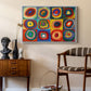 Color Study: Squares with Concentric Circles, 1913 - Floater Framed Canvas Print