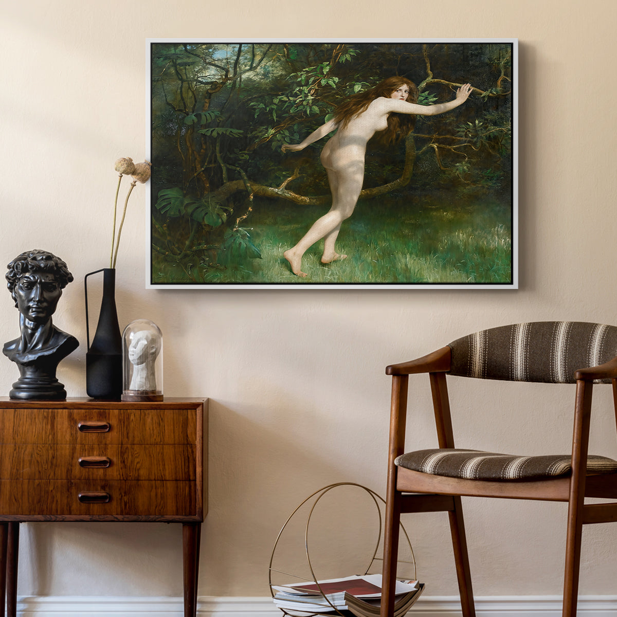 Eve, 1911 - Floater Framed Canvas Print