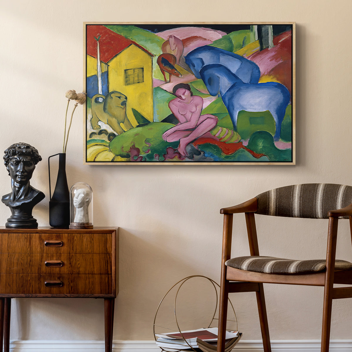 The Dream, 1912 - Floater Framed Canvas Print