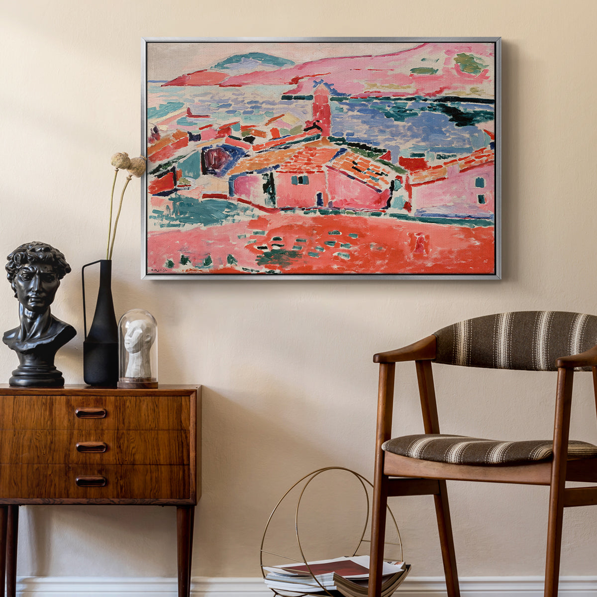 View of Collioure, 1905 - Floater Framed Canvas Print